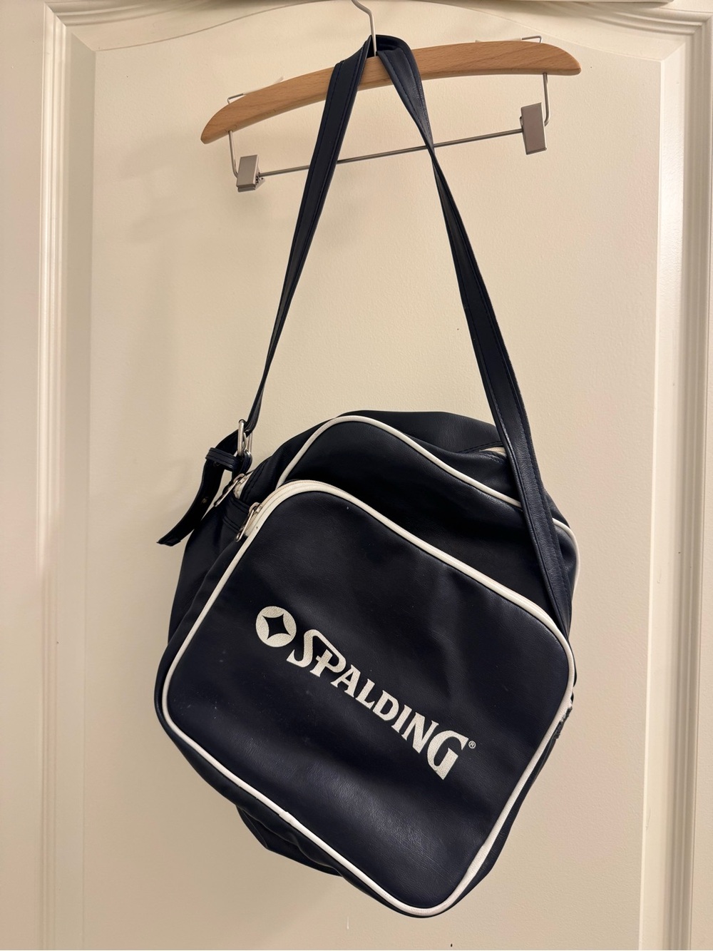 Vintage Spalding Navy Bag